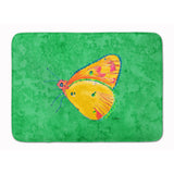 Caroline'S Treasures Butterfly Orange On Green Floor Mat, 19 X 27, Multicolor