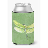 Dragonfly On Avacado Can Or Bottle Beverage Insulator Hugger