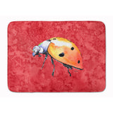Caroline'S Treasures Lady Bug On Red Floor Mat, 19 X 27, Multicolor