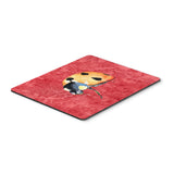 Caroline'S Treasures Lady Bug On Red Mouse Pad/Hot Pad/Trivet (8869Mp)