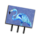 Caroline'S Treasures 8873Th68 Flamingo On Slate Blue Leash Or Key Holder, Large, Multicolor