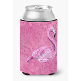 Flamingo On Pink Can Or Bottle Beverage Insulator Hugger