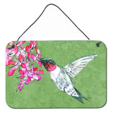 Caroline'S Treasures Hummingbird Aluminum Metal Wall Or Door Hanging Prints, 8 X 12