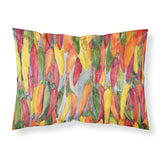 Caroline'S Treasures 8893Pillowcase Hot Peppers Moisture Wicking Fabric Standard Pillowcase, Large, Multicolor