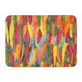 Caroline'S Treasures Hot Peppers Floor Mat, 19 X 27, Multicolor