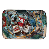 Caroline'S Treasures New Orleans Beers And Crabs Dish Drying Mat, 14 X 21, Multicolor