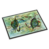 Caroline'S Treasures 8940Mat Blue Crab Standoff Indoor Or Outdoor Mat, 18 X 27, Multicolor