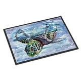 Caroline'S Treasures 8941Jmat Loggerhead Turtle In A Dive Indoor Or Outdoor Mat, 24 X 36, Multicolor