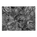 Caroline'S Treasures 8953Plmt Grey Canvas Abstract Crabs Fabric Placemat, Multicolor
