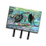 Caroline'S Treasures 8954Th68 Watery Teal And Purple Crabs Leash Or Key Holder, Large, Multicolor