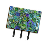 Caroline'S Treasures Abstract In Blues And Greens Leash Or Key Holder 8962Th68, Triple, Multicolor