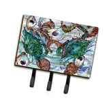 Caroline'S Treasures Shrimp, Crabs And Oysters In Water Leash Or Key Holder 8965Th68, Triple, Multicolor