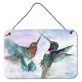 Caroline'S Treasures Hummingbird Combat Wall Or Door Hanging Prints 8968Ds812, 8H X 12W, Multicolor