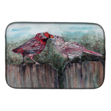 Caroline'S Treasures Red Bird Feeding Dish Drying Mat, 14 X 21, Multicolor