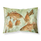 Caroline'S Treasures Red Fish Swim Fabric Standard Pillowcase 8983Pillowcase, Multicolor