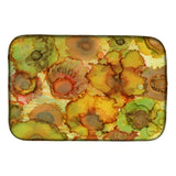 Caroline'S Treasures Abstract Flowers In Yellows And Oranges Dish Drying Mat, 14 X 21, Multicolor