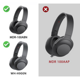 CS Replacement Ear Pad Cushions for Sony MDR-100ABN WH-H900N Headphones