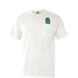 Fish Memes Embroidered Pocket Cotton T-Shirt - Funny Fishing Humor Graphic Tee