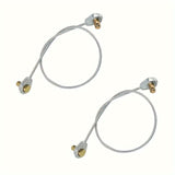 2pcs Hipa 746-0968 946-0968 Deck Lift Cable For MTD Yard Machines Craftsman Yard-Man Troy-Bilt Cub Cadet Lawn Mower