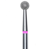 DIAMOND NAIL DRILL BIT, "BALL", RED, HEAD DIAMETER 4MM (FA01R040) - STALEKS™