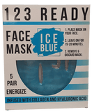 Ice Blue Gel Face Mask 5 Pc