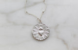 Sacred Heart Coin minimalist version|925 Sterling Silver