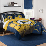 NORTHWEST Indiana Pacers Officially Licensed NBA Comforter Set - Full/Queen & Twin/Twin XL - Soft Bedding with Team Logo & Pillo