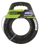 Greenlee FTS438DL-150 SmartMARK Laser Etched Steel Fish Tape with SpeedFlex Leader, 150-Feet