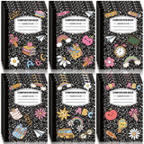 Resurhang 24 Pack Mini Composition Notebooks, 6 Cute Styles, 60 Sheets