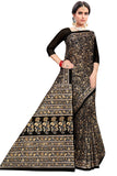 Tamaira Fashion Womens Plain Weave Pure Cotton Saree Without Blouse Piece(2336_Black)