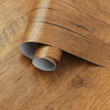 EeeComing 197.7 X17 Vintage Wood Wallpaper Distressed Wood Contact Paper Wood Grain Wallpaper Peel and Stick Wallpaper Self Ad