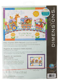 Dimensions Counted Cross Stitch Kit Baby Express Birth Record Personalized Baby Gift, 14 Count White Aida, 12 x 9