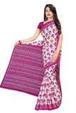 Tamaira Fashion Womens Plain Weave Pure Cotton Saree Without Blouse Piece(1338_Magenta)