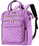 Kuosdaz Knitting Bag Backpack, Crochet Bag Tote, Yarn Organizer with USB Charging Port, Christmas Gifts Large Travel Knit Storag