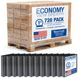Samsill Economy 1.5 Inch 3 Ring Binder Bulk Pallet, Round Ring Binder, Customizable Clear View Cover, Black, Pallet of 720 Binde