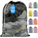Handy Laundry Mesh XL Laundry Bag - Durable, Machine Washable with Secure Drawstring Closure - Perfect for College Dorms, Laundr