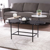 Sei Furniture Arcklid Cocktail Table, Black/Gold