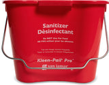 San Jamar Kleen-Pail Pro Sanitizer Pail Cleaning Bucket with Bail Handle for Cleaning, Kitchens, Restaurants, And Janitorial Use