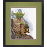 Dimensions 7035392 Yoda Counted Cross Stitch Kit, 14 White Aida, 8 x 10