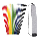 Jumbo Pick Up Sticks Classic Wooden Game, Outdoor or Indoor Fun Strategy and Coordination Game for Adults and Kids by Hey! Play!