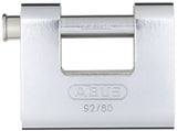 ABUS 92/80 Monoblock Solid Brass with Steel Jacket Padlock, Keyed Alike