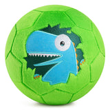 Indoor Soccer Ball for Toddlers - 7.8Soft Plush Toys - Inflatable Play Ball with Pump for Baby Toddlers Kids 1-3 3-5 5-8 - G