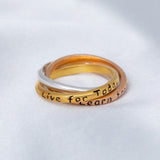 Daily Reminder Trio Fidget Ring