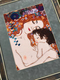 Riolis 916 - Motherly Love After G. Klimts Painting - Counted Cross Stitch Kit 12 X 14 14 Count White Aida 24 Colors