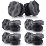 BBTO Tire Dressing Applicator Washable Tire Shine Applicator Dressing Pad Car Detailing Foam Sponge Reusable Cleaner Sponge for