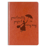 WHLBHG Mary Movie Gift Leather Journal Poppin Umbrella Gift(Perfect way)