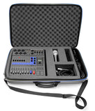 CASEMATIX Music Equipment Mixer Case Compatible with Zoom LiveTrak L-8 Podcast Mixer or PodTrak P8 Recorder and Microphone Acces