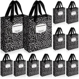 Feifeiya 12 Pcs Composition Book Gift Bags Bulk Box for Classroom Decor Book Party Favors Teacher Back to School First Day of Sc