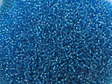 Seed Beads Size:11/0 50 gr / 1.76 oz (Light Blue Silver Lined)