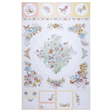Maywood Studio Meadow Edge 27 Panel Fabric, White Yard